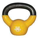 Complete Medical Exercise & Physical Therapy Fabrication Ent Kettlebell Vinyl Coated Weight Yellow  5lb  8  Diameter
