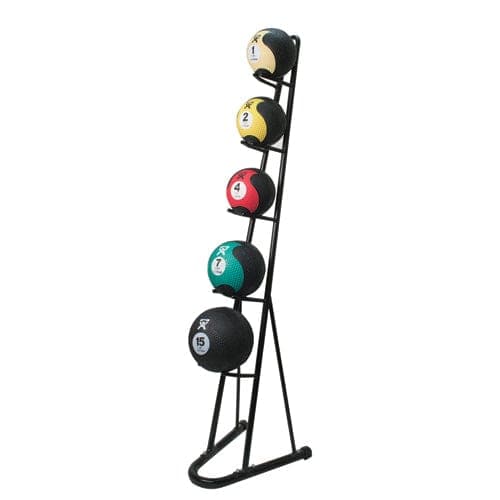 Complete Medical Exercise & Physical Therapy Fabrication Ent Medicine Ball Rack Vertical 5 - Ball