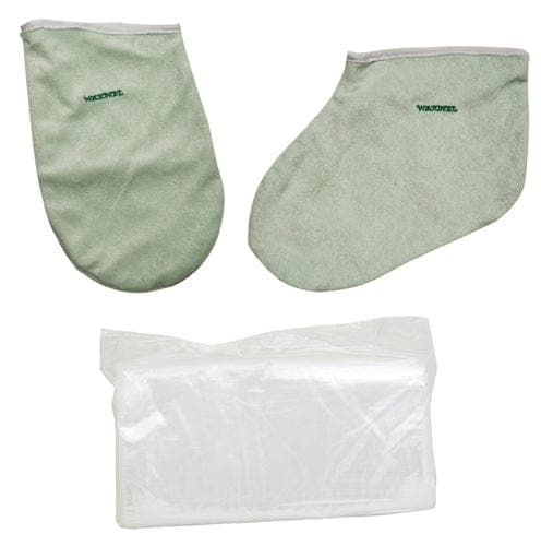 Complete Medical Physical Therapy Fabrication Ent Paraffin Wax Bath Kit With Mitt  Boot &  Liners