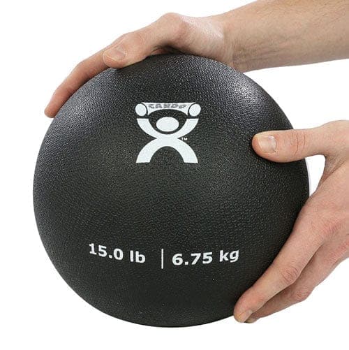 Complete Medical Exercise & Physical Therapy Fabrication Ent Plyometric Rebounder Ball 15 lb. Black  9  Diameter