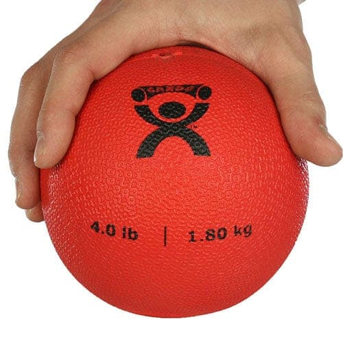 Complete Medical Exercise & Physical Therapy Fabrication Ent Plyometric Rebounder Ball 4 lb. Red  5  Diameter