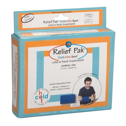 Complete Medical Hot & Cold Therapy Fabrication Ent Relief Pak Sensaflex Compress Cold n Hot Medium 7x12 Case 12