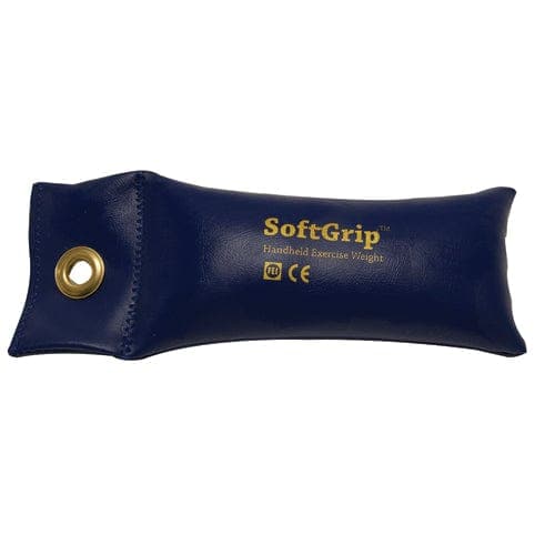 Complete Medical Exercise & Physical Therapy Fabrication Ent SoftGrip Hand Weight 2.5 lb  Blue