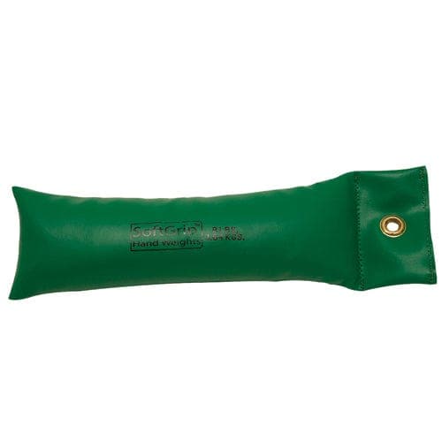 Complete Medical Exercise & Physical Therapy Fabrication Ent SoftGrip Hand Weight 8 lb  Green