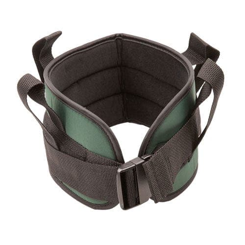 Complete Medical Mobility Products Fabrication Ent Transfer Belt Padded Medium Green w/Side Release Buckle