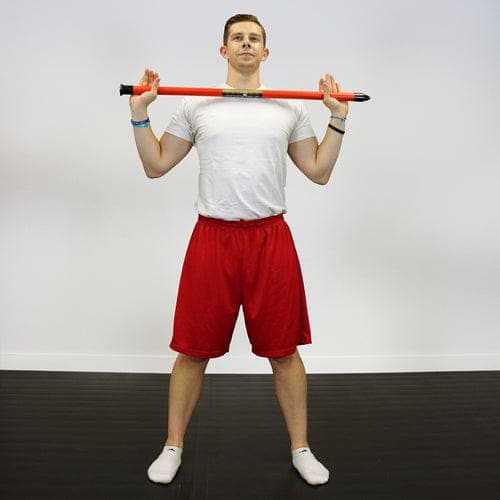 Complete Medical Exercise & Physical Therapy Fabrication Ent Wate Exercise Bars Red 1.36 kg/ 3 lbs