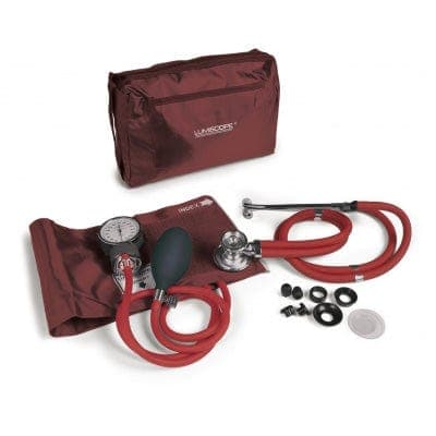 Complete Medical Blood Pressure Graham-Field Health Blood Pressure/Sprague Combo Kit  Burgundy
