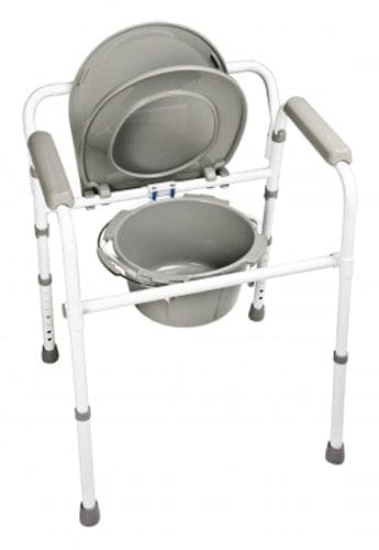 Complete Medical Commodes Graham-Field Health Folding Commode  3in1  Steel Case/4  Lumex