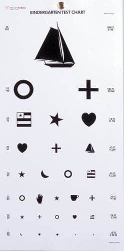 Complete Medical Physician Supplies Graham-Field Health Kindergarten Eye Chart 22 x11