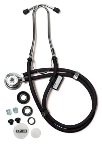 Complete Medical Stethoscopes Graham-Field Health Sprague-Rappaport Black Stethoscope  22