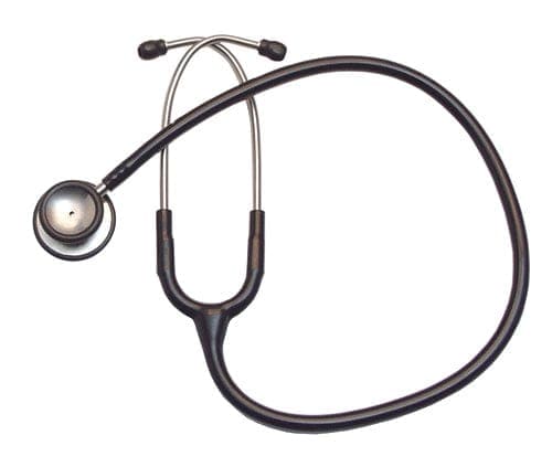 Complete Medical Stethoscopes Graham-Field Health Stainless Steel Stethoscope Adult  Black