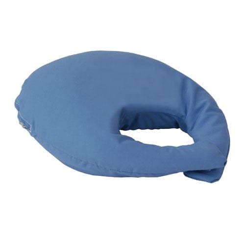 Complete Medical Back & Neck Therapy Hermell Products C Shaped Pillow  Blue by Alex Orthopedic