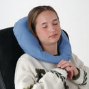 Complete Medical Back & Neck Therapy Hermell Products C Shaped Pillow  Blue by Alex Orthopedic