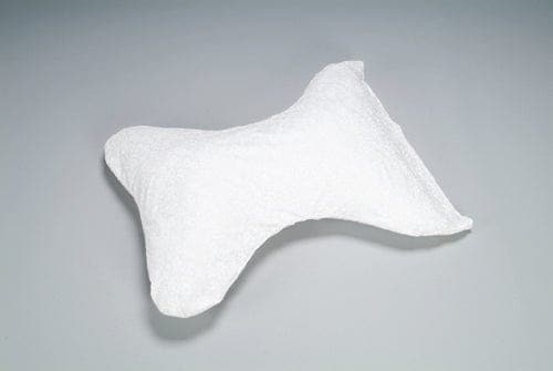 Complete Medical Back & Neck Therapy Hermell Products Cervical Butterfly (Bow Tie) Pillow w/Removable Cvr White