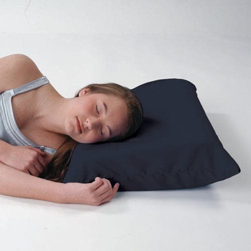 Complete Medical Back & Neck Therapy Hermell Products Long Ortho U Pillow  Navy by Alex Orthopedic