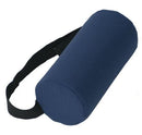 Complete Medical Back & Neck Therapy Hermell Products Lumbar Roll Full-Firm Navy With Strap  5  Dia. X 11