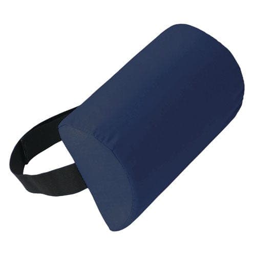 Complete Medical Back & Neck Therapy Hermell Products Lumbar Roll Half w/ Strap 7  x 11  Navy