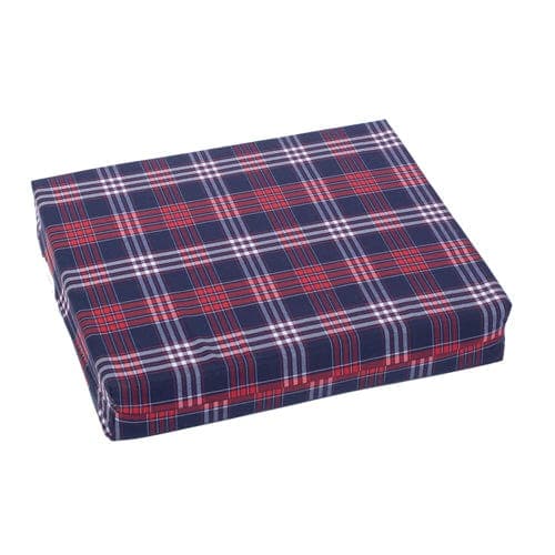 Complete Medical Wheelchairs & Accessories Hermell Products Wheelchair Cushion 4  Plaid 18  X 16  X 4