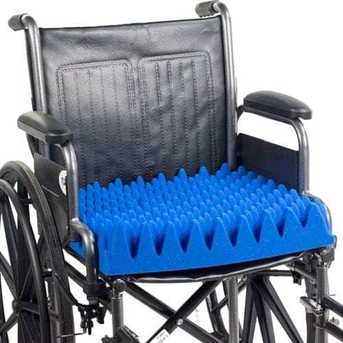 Complete Medical Wheelchairs & Accessories Hermell Products Wheelchair Foam Cushion Convoluted 16 x18 x3