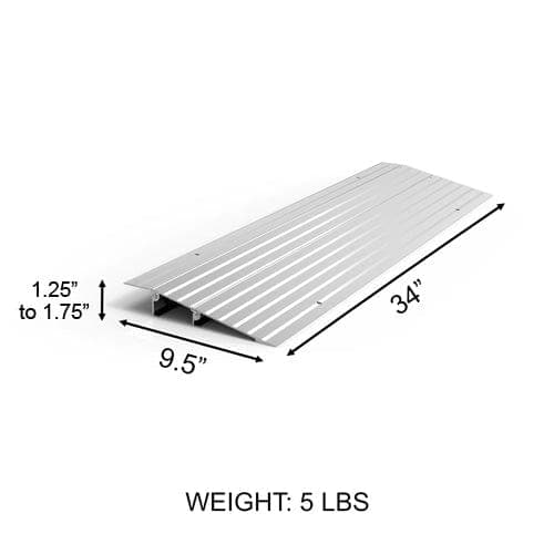 Complete Medical Wheelchairs & Accessories Homecare Products EZ Access Threshold Modular Entry Ramp 1-1/2 x 9-1/2 x34