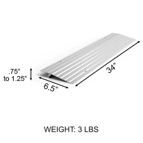 Complete Medical Wheelchairs & Accessories Homecare Products EZ Access Threshold Modular Entry Ramp 1 x6.5 x34