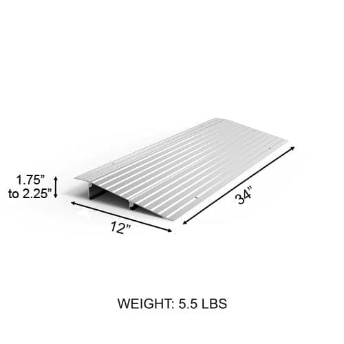 Complete Medical Wheelchairs & Accessories Homecare Products EZ Access Threshold Modular Entry Ramp 2  x 12  x 34