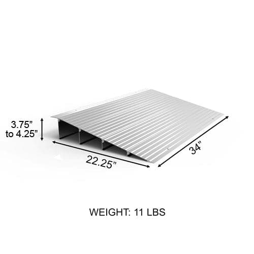 Complete Medical Wheelchairs & Accessories Homecare Products EZ Access Threshold Modular Entry Ramp 4 x22.25 x34