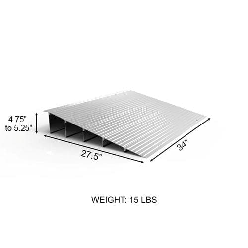 Complete Medical Wheelchairs & Accessories Homecare Products EZ Access Threshold Modular Entry Ramp 5 x27.5 x34