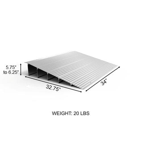 Complete Medical Wheelchairs & Accessories Homecare Products EZ Access Threshold Modular Entry Ramp 6 x32.75 x34