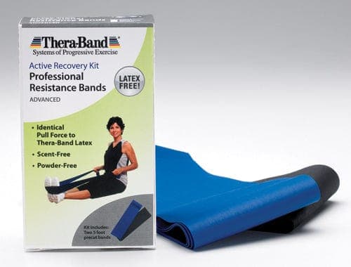 Complete Medical Exercise & Physical Therapy Hygenic Corporation Thera-Band 5' Combo Pack- Heavy  Latex-Free