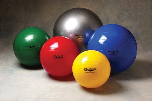 Complete Medical Exercise & Physical Therapy Hygenic Corporation Thera-Band Exercise Ball- 18 - 45 Cm- Yellow