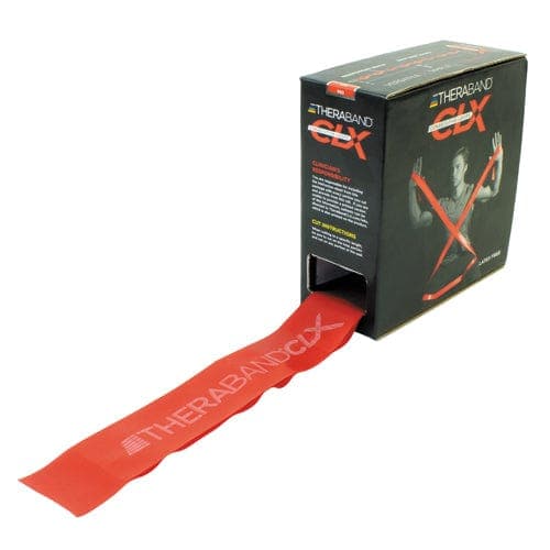 Complete Medical Exercise & Physical Therapy Hygenic Corporation Theraband Consecutive Loops Red 25 Yard Bulk