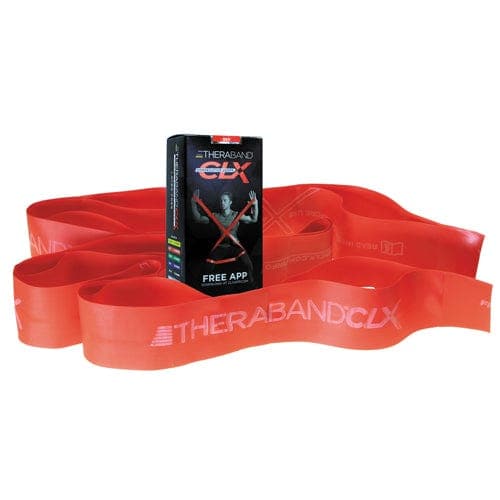 Complete Medical Exercise & Physical Therapy Hygenic Corporation Theraband Consecutive Loops Red 5' Individual  9-Loop