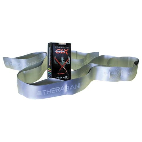 Complete Medical Exercise & Physical Therapy Hygenic Corporation Theraband Consecutive Loops Silver 5' Individual  9-Loops