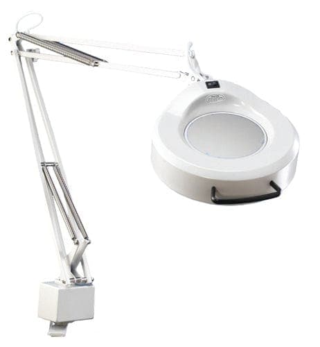 Complete Medical Physician Supplies Lighting Specialties Company Fluorescent Magnifying Lamp w/ Desk Clamp