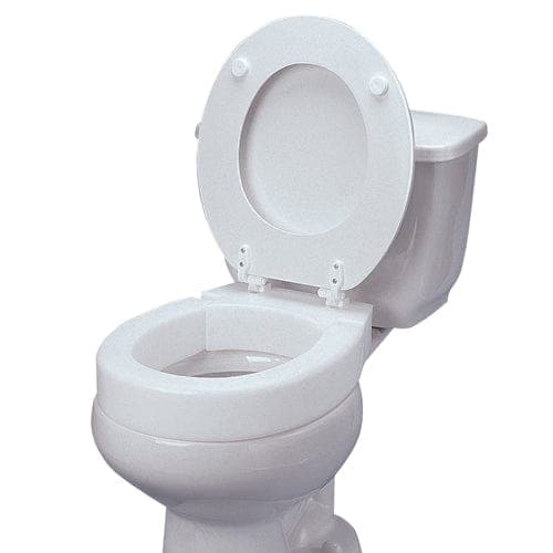 Complete Medical Bath Care Maddak Raised Toilet Seat Elongated Hinged