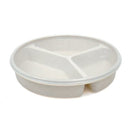 Complete Medical Aids to Daily Living Maddak Scoop Dish Partitioned w/Lid Sandstone