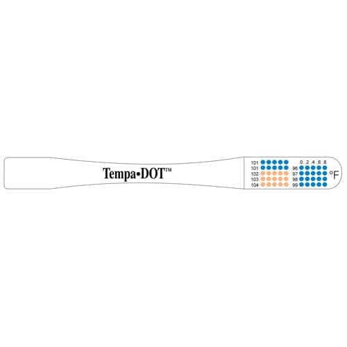 Complete Medical Physician Supplies Medical Indicators Tempa-Dot Disposable Thermometer Non-Sterile Bx/100