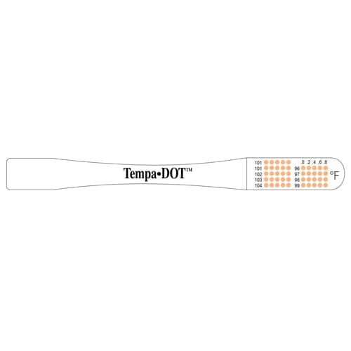 Complete Medical Physician Supplies Medical Indicators Tempa-Dot Disposable Thermometer Non-Sterile Bx/100