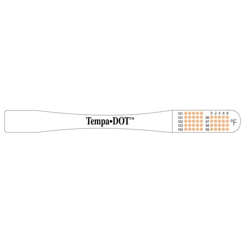 Complete Medical Physician Supplies Medical Indicators Tempa-Dot Disposable Thermometer- Sterile Bx/100