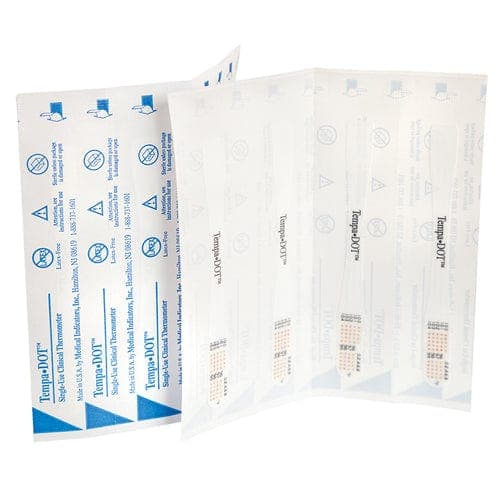 Complete Medical Physician Supplies Medical Indicators Tempa-Dot Disposable Thermometer- Sterile Bx/100