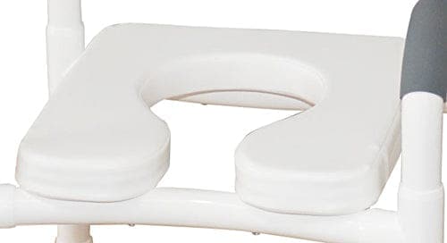 Complete Medical Bath Care MJM International Corp Padded Seat for the MJM Shower Chair  Elongated  Open Front