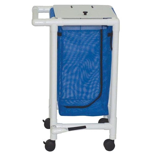 Complete Medical Physician Supplies MJM International Corp PVC Tubing Single Bag Hamper w. Foot Pedal 23.75 Lx18.75 W