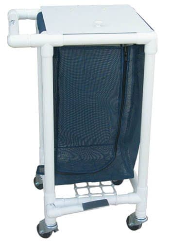 Complete Medical Physician Supplies MJM International Corp PVC Tubing Single Bag Hamper w. Foot Pedal 26.75 L x 22.5 W