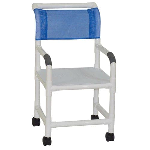 Complete Medical Bath Care MJM International Corp Shower Chair 18  Threaded Stem Casters