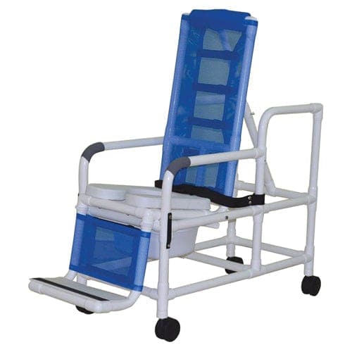 Complete Medical Commodes MJM International Corp Shower/Commode Chair PVC Tilt-N-Space