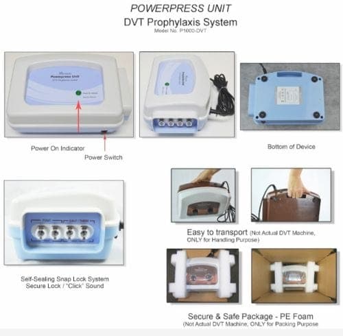 Complete Medical Physician Supplies Neomedic PowerPress DVT Prophylaxis System