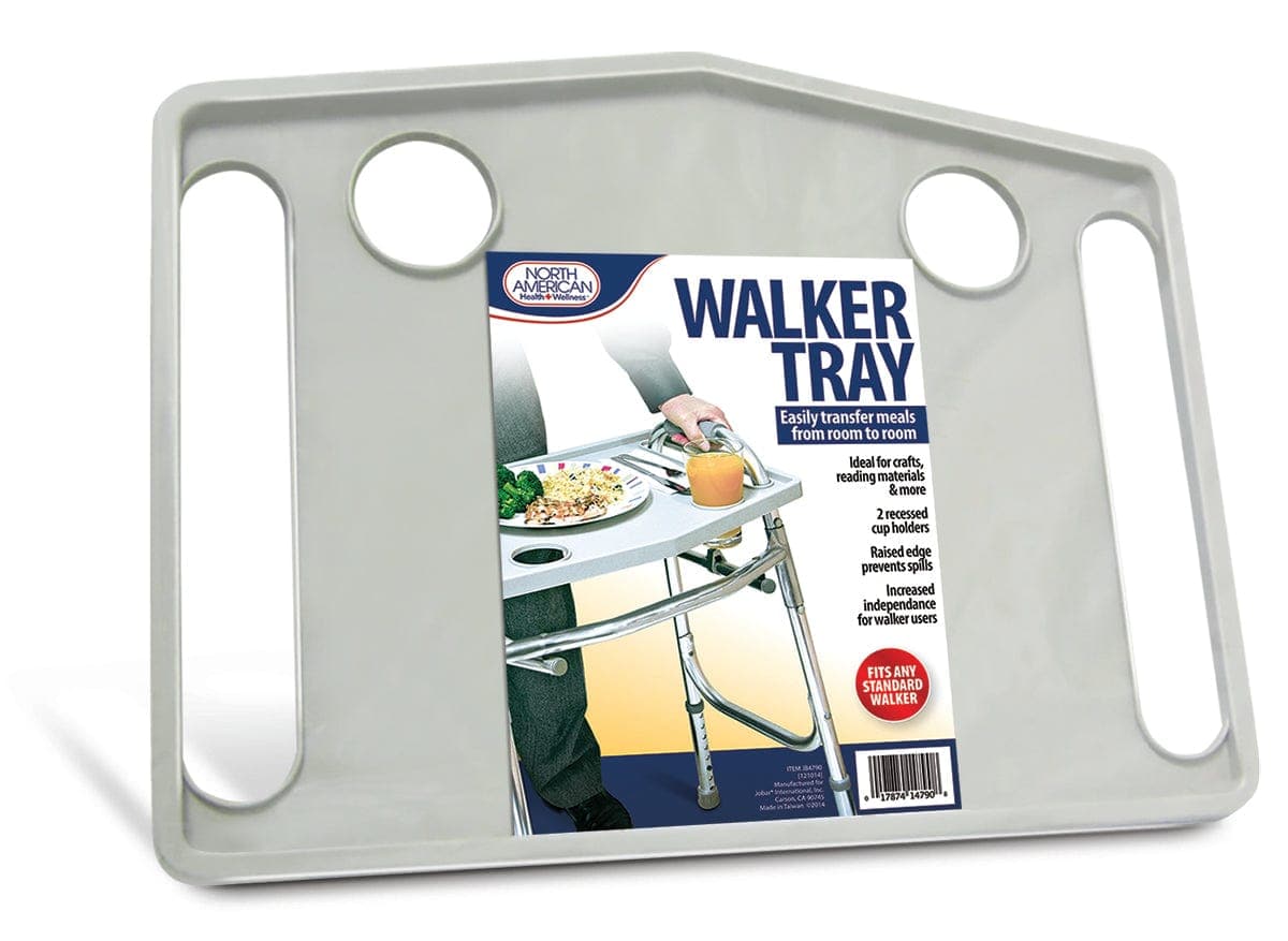 Complete Medical Mobility Products North American Universal Walker Tray  Gray