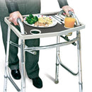 Complete Medical Mobility Products North American Walker Tray w/ Grip Mat  Gray - Gray