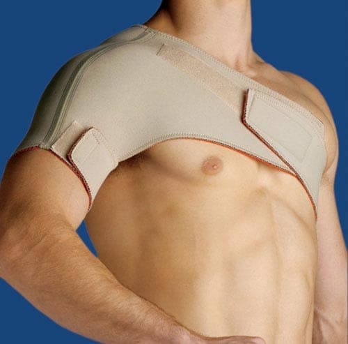 Complete Medical Orthopedic Care Orthozone Thermoskin Sports Shoulder Univ Fit-Beige  Large